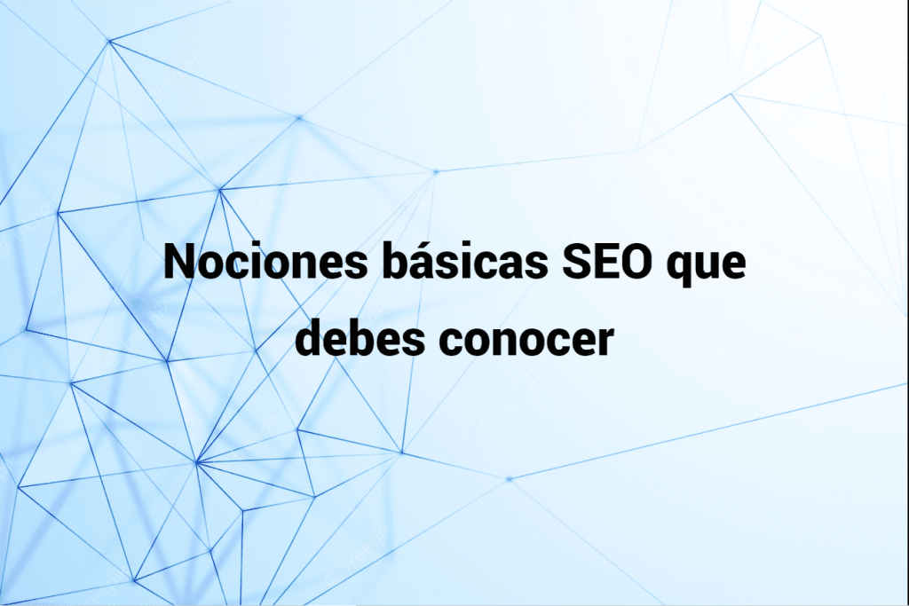 nociones básicas en SEO que debes conocer